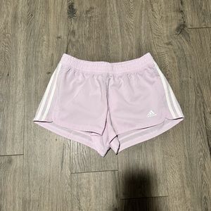 Light pink Adidas shorts